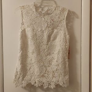 White Floral Tanktop